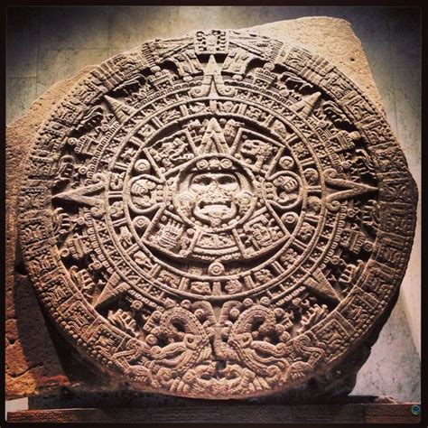 Arriba Foto Escultura Del Calendario Azteca Museo Nacional De
