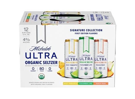Michelob Ultra Organic Seltzer Variety 12pk12oz Can Cork N Bottle