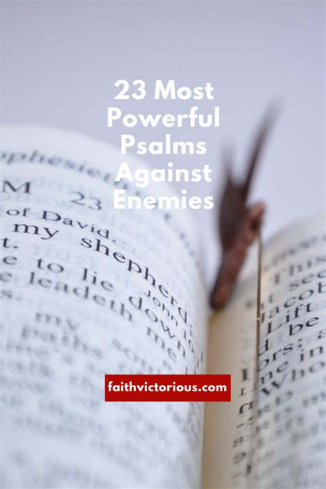 Psalms For Protection Against Enemies Derekosayawe
