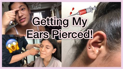 getting my ears pierced an explaination youtube