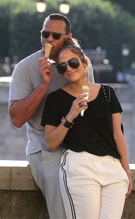 Jennifer Lopez And Alex Rodriguez From Best Celebrity Holiday Moments Of