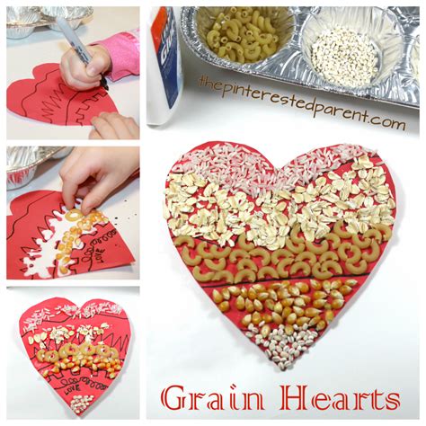 Grain Heart Craft The Pinterested Parent