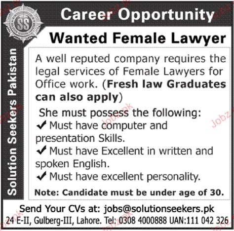 There engineers can find many job opportunities. Fresh Law Graduates Job Opportunity 2021 Job Advertisement ...