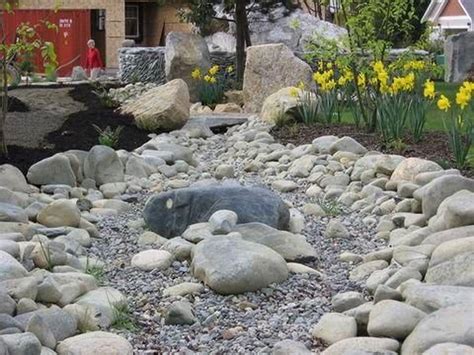 34 Awesome River Rock Landscaping Ideas Magzhouse