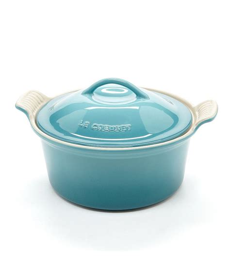 Le Creuset Heritage 3 Quart Round Stoneware Covered Casserole Dillard