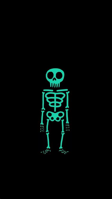 Minimalist Skeleton Phone Wallpapers Wallpaper Cave