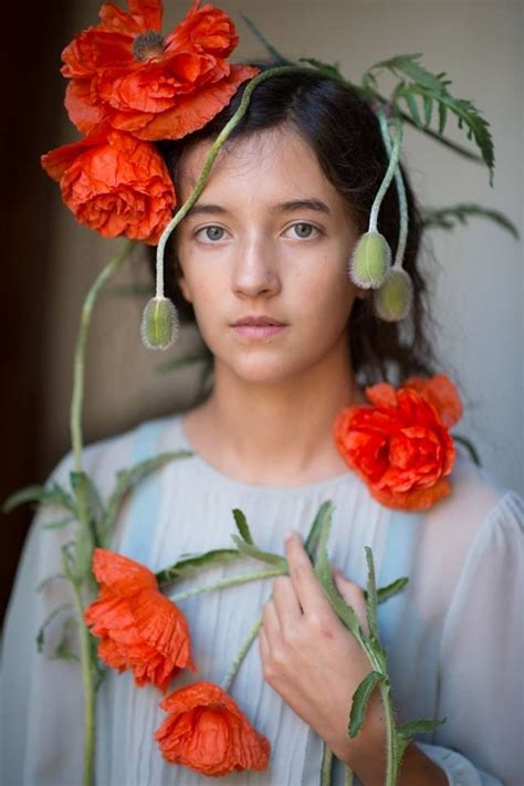 Flower Maiden Fantasy Women Flowers In Art Fashion Photography