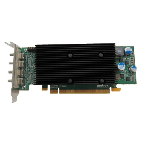 Displayport (dp) is a digital display interface developed by a consortium of pc and chip manufacturers and standardized by the video electronics standards association (vesa). Matrox M9148 1GB Quad Mini Display Port PCI-E x16 Low ...