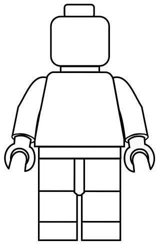 552 x 736 jpeg pixel. Lego poppetje kleurplaat - Babytijd.com
