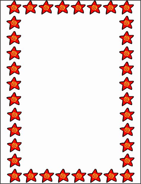 Free printable writing papers with decorative christmas borders, ranging from candy canes to snowflakes, will make writing fun for your students. 6 Free Printable Border Templates - SampleTemplatess - SampleTemplatess
