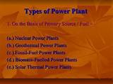 Types Of Solar Power Plant