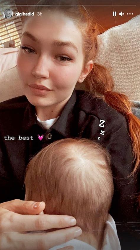 Gigi Hadid Accidentally Reveals Daughter Khais Face On Instagram Fans