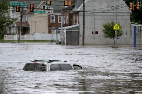 Drenching Rains Flood Highways Trap Motorists