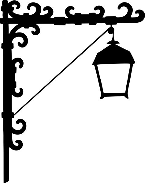 Street Lamp Silhouette At Getdrawings Free Download