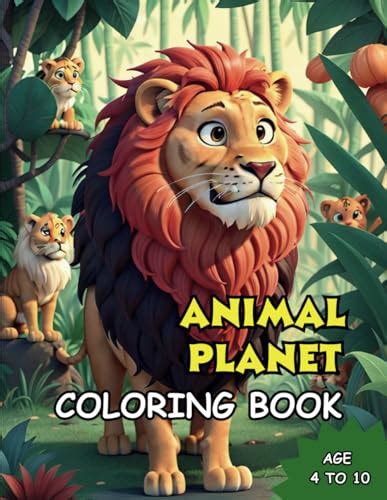 Animal Planet Coloring Book For Children Aged 4 To 10 Years Old Get