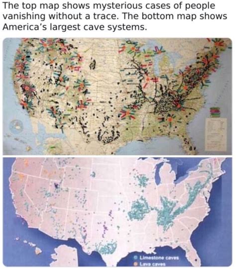 The Top Map Shows Mysterious Cases Of People Vanishing Without A Trace