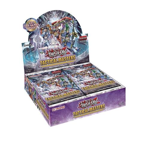 Yu Gi Oh Trading Card Game Tactical Masters Sealed Booster Box Of 24