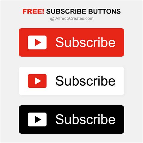 Free Subscribe Buttons Donwload By Alfredocreates Ui Design Motion