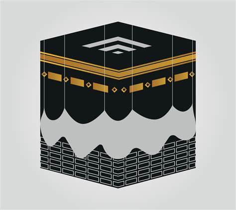 Kaaba Drawing Vector Art Icons And Graphics For Free Download