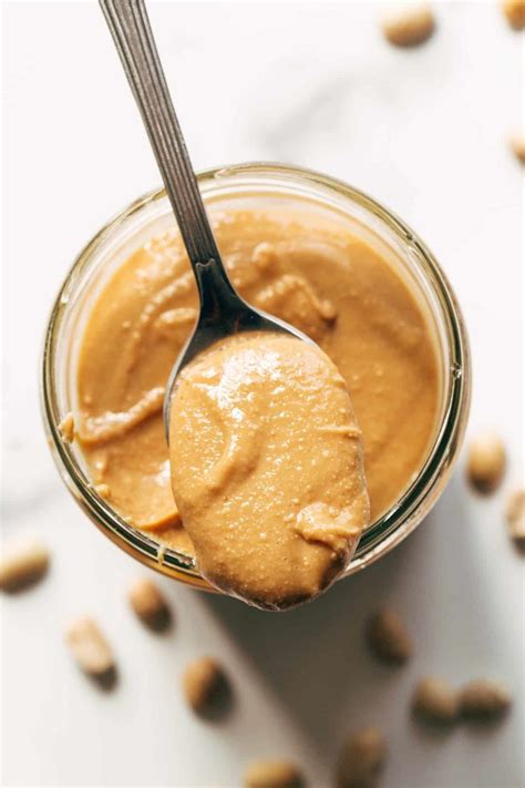 The Best Easy Homemade Peanut Butter Recipe Pinch Of Yum