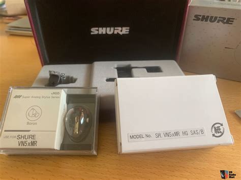 Shure V15VxMR Phono Cartridge With New Unopened Jico SAS Boron SAS