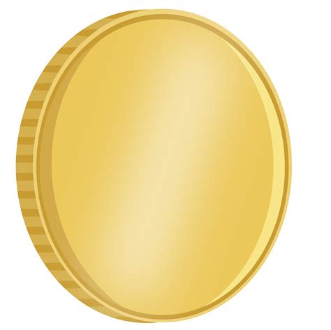 Empty Gold Coin Png Clipart Png All