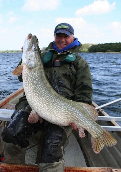 Record Pike Caught On Fly Drowning Worms