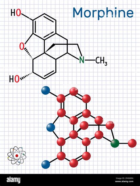 Morfina Estrutura Quimica Im Genes Vectoriales De Stock Alamy