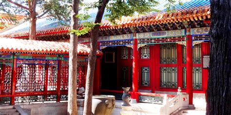 Hutongs Traditional Ancient Living Quarters In Beijing