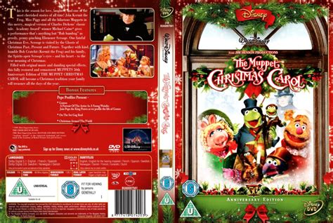 The Muppet Christmas Carol 1992 R2 Movie Dvd Cd Label Dvd Cover