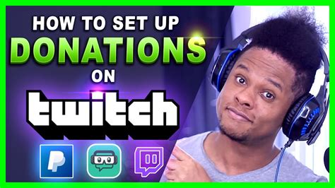How To Set Up Donations On Twitch Streamlabs Tutorial YouTube