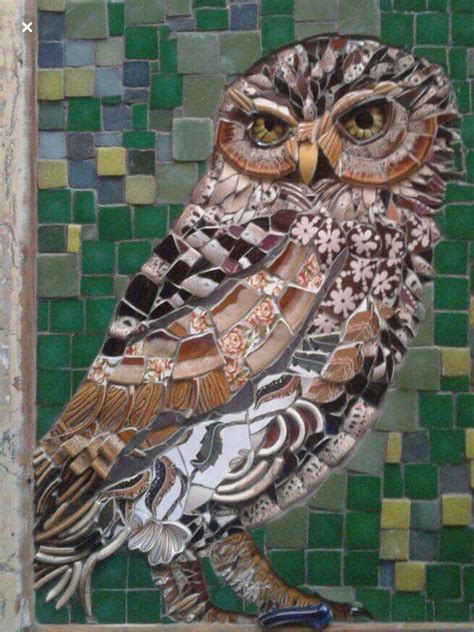 Pin By Mary Williams On Owls Owl Mosaic Mosaic Animals Mosaic Art