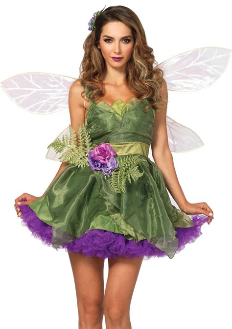 Rebel Tinkerbell Pixie Woodland Fairy Women S Adult Halloween Fancy Costume New Ebay