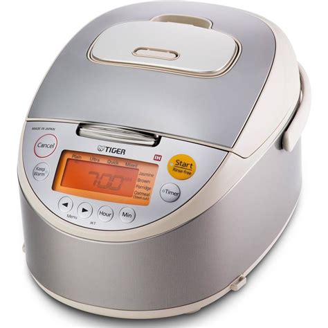 Tiger Cup Stainless Steel Rice Cooker Beige Walmart Com