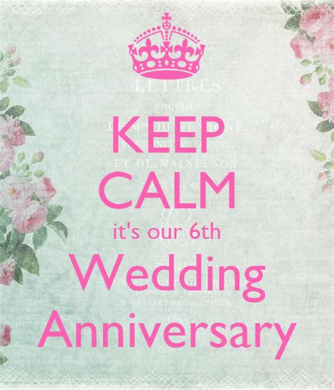 Check spelling or type a new query. KEEP CALM it's our 6th Wedding Anniversary Poster ...