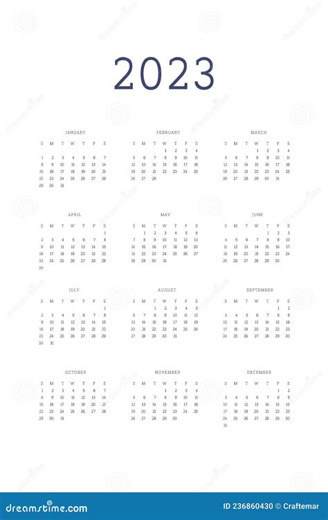 Plantilla De Diario De Planificación Personal 2023 Calendario En Estilo