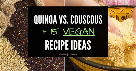 Couscous looks healthy but it is really a simple carb, with nutritional value similar to white pasta. Quinoa vs Couscous How They Differ + Photos to Compare