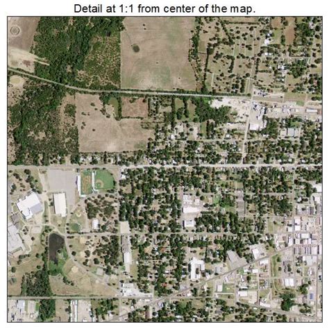 Aerial Photography Map Of Sulphur Springs Tx Texas