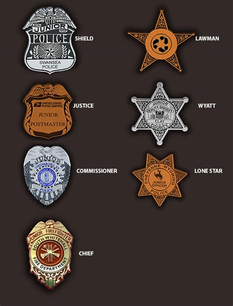 Custom Plastic Police Badges For Your Event