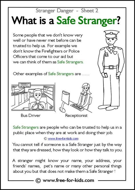 What Is A Safe Stranger Good Lessons For Kids For Nationalsafetyweek