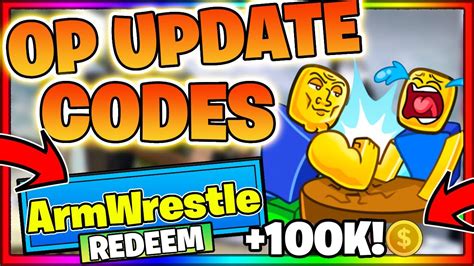 Arm Wrestle Simulator Codes Update All New Op Secret Roblox Arm