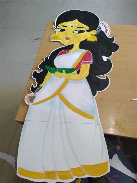 South Indian Check Art Disney Princess Disney Characters