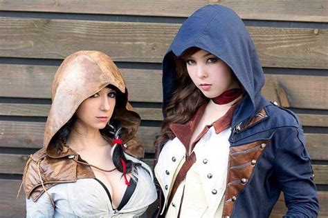 Riddle And Monika Lee Video Game Cosplay Assassins Creed Cosplay