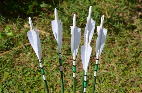 Archery Arrows Traditional Port Orford Cedar Arrows With Green Stain