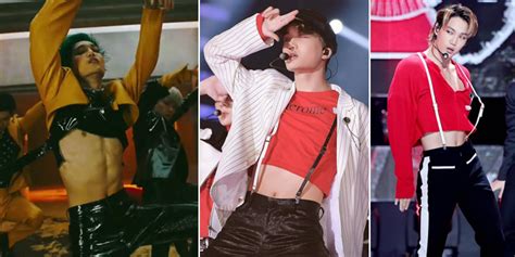 7 Foto Kai Exo Pakai Crop Top And Pamer Abs Di Atas Panggung Bikin Fans Menggila
