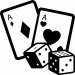 Dice Casino Cards Svg Gambling Clipart Icon