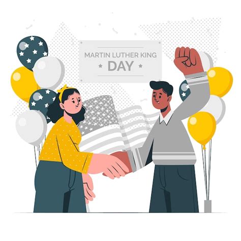 Free Vector Martin Luther King Day Concept Illustration