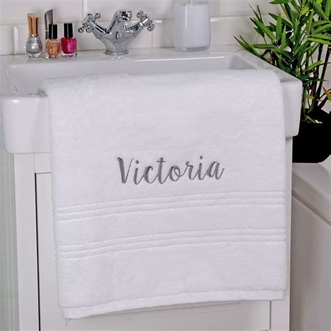 Personalised So Soft Opulence Bath Towel Range By Duncan Stewart