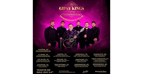 Gipsy Kings Featuring Tonino Baliardo Announce New Dates For Their Renaissance Tour