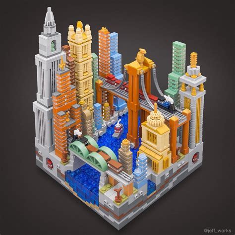 Time To Travel To Beautiful Cityscapes Lego Architecture Lego City